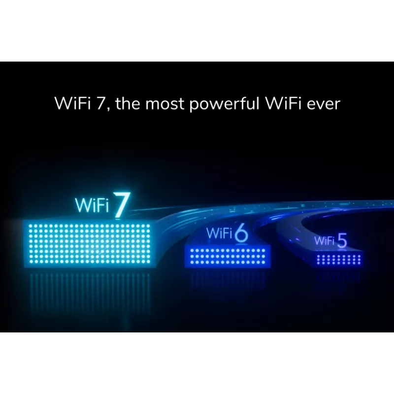 NETGEAR Orbi 370 dual-band (2,4 GHz / 5 GHz) Wi-Fi 7 (802.11be) wit 2 intern