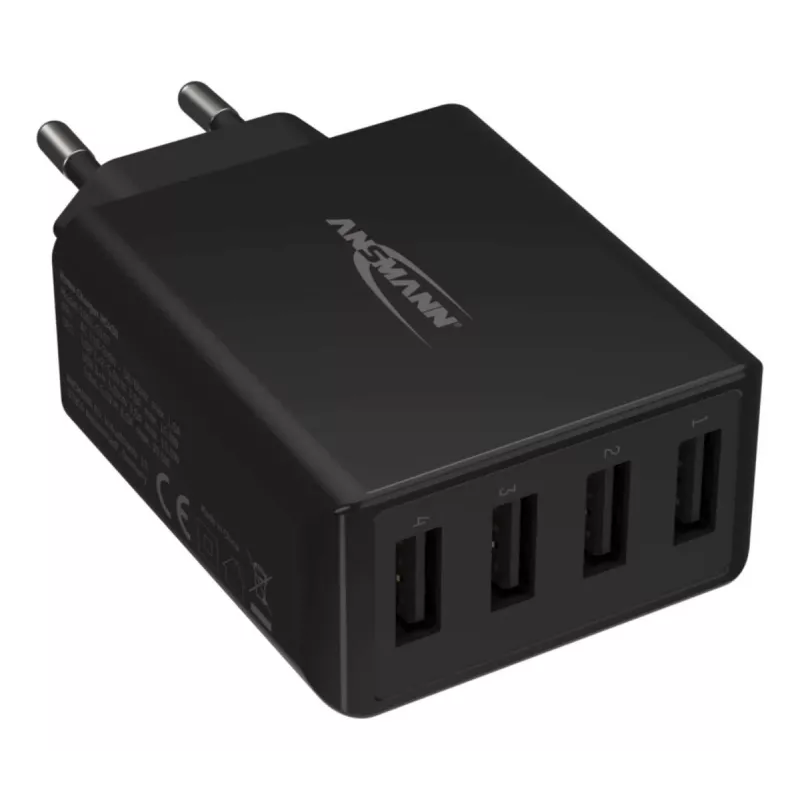 ANSMANN wand-USB-lader 4 poorten