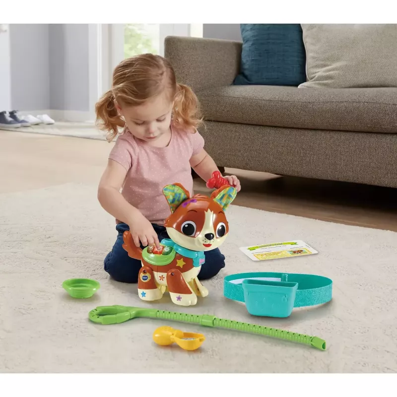 Speelfiguur VTech Run With Me Puppy 80-552564 interactief leerspeelgoed met geluiden en beweging
