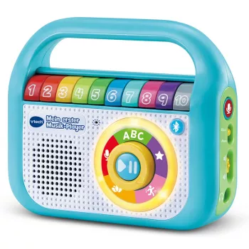 VTech Baby Mijn eerste muziekspeler, muziekspeelgoed, 2 jaar, AA, 480 g, blauw, wit