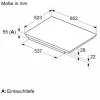 Bosch Serie 6 PXV845HC1E kookplaat zwart ingebouwd 80 cm inductiekookplaat 5 zone(s)