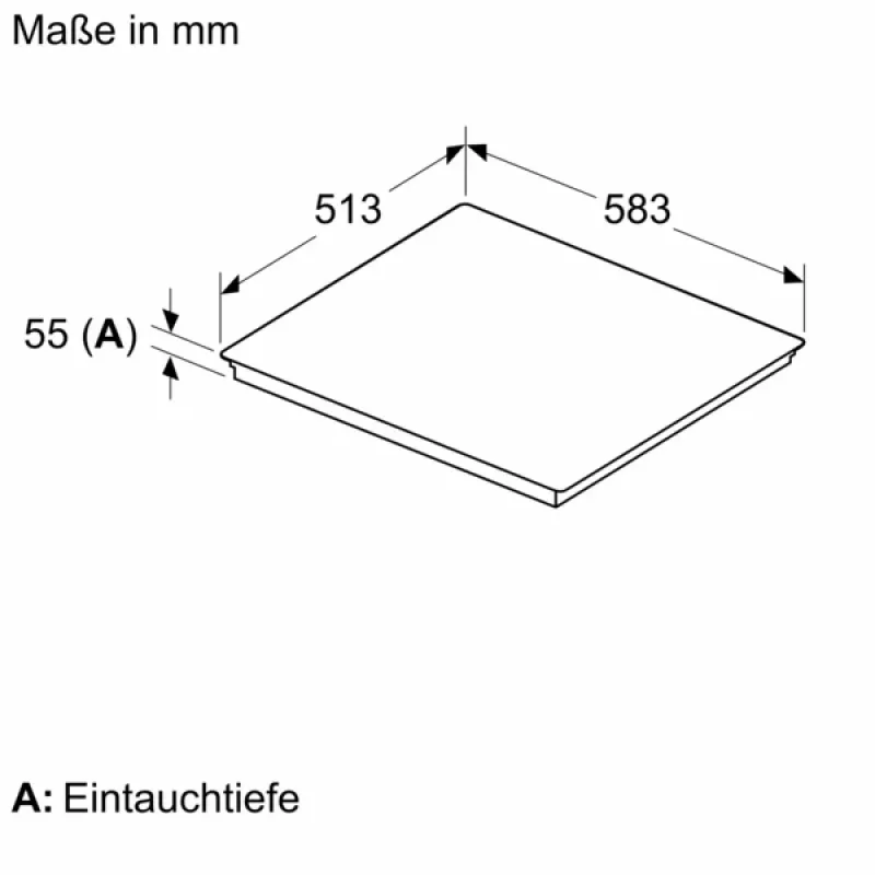 Bosch Serie 6 PIX645HC1E kookplaat zwart inbouw 60 cm glaskeramische kookplaat 4 zone(s)