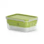 EMSA CLIP & GO XL Lunchbox 2.3 L Groen, Transparant 1 stuk