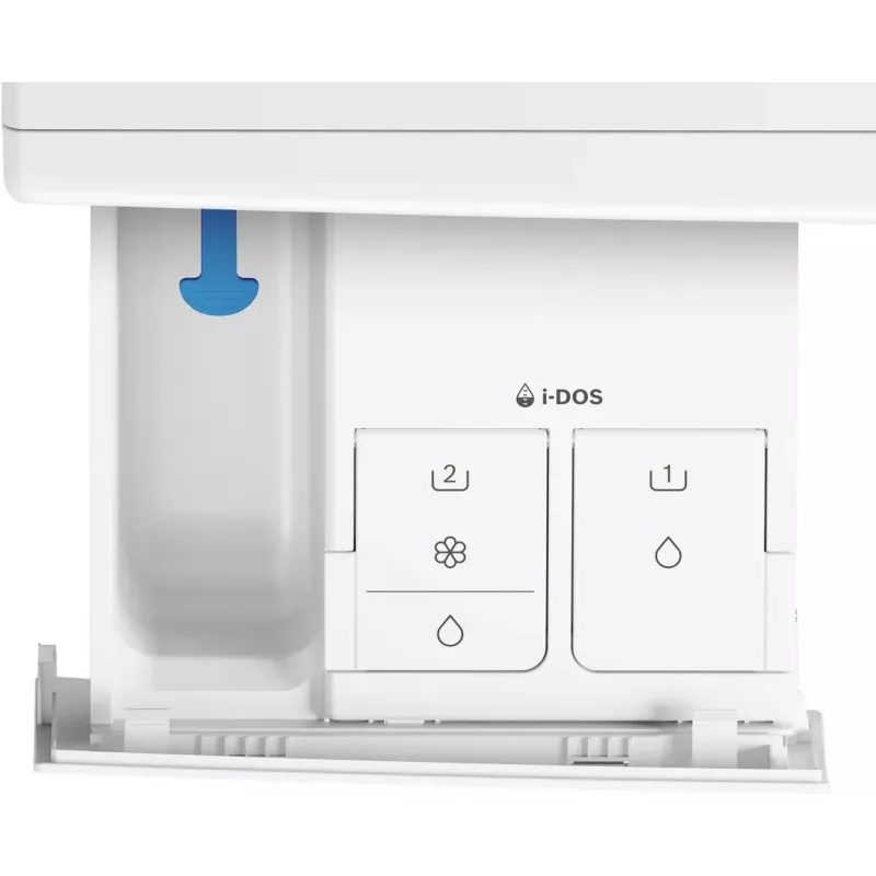 Bosch Serie 8 WGB244A40 voorlader wasmachine, 9 kg, 1400 tpm, i-Dos, wit/zwart