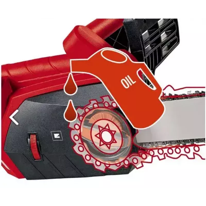 Kettingzaag Einhell GE-EC 2240 2200 W zwart rood