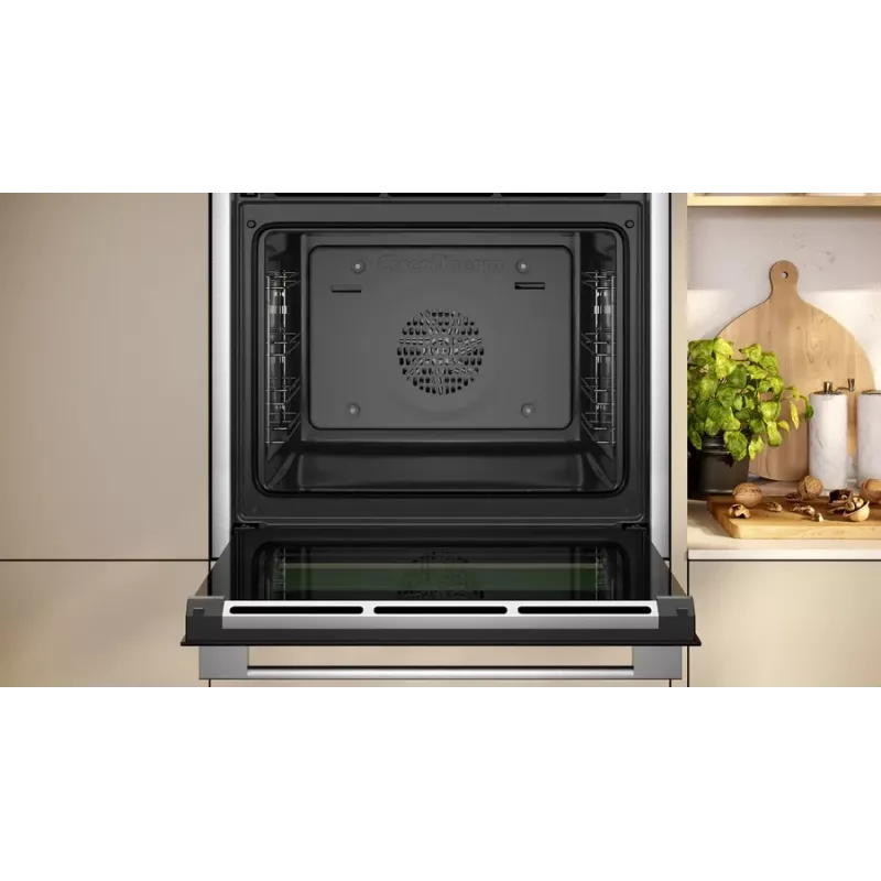 Neff N 70 B24CR31N0 oven 71 L zwart, RVS