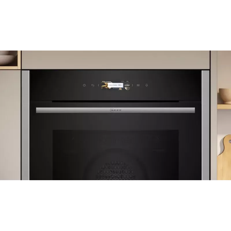 Neff N 70 B24CR71N0 oven 71 L zwart, RVS