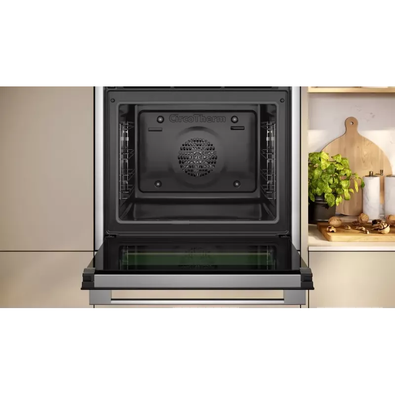 Neff N 70 B24CR71N0 oven 71 L zwart, RVS