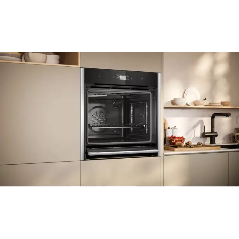Neff B64CS71N0 oven 71 L zwart, RVS