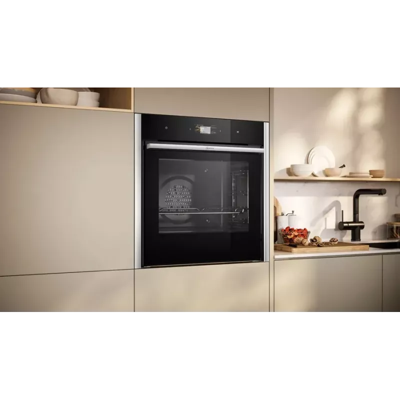 Neff B64CS71N0 oven 71 L zwart, RVS