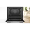 Bosch Serie 8 HRG7764B1 inbouwoven, 60 cm, 71 l, A+, stoom, AirFry, pyrolyse, Home Connect, zwart
