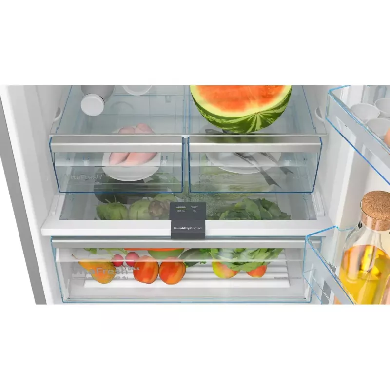 Bosch Serie 6 KGN76AXDR koel-vriescombinatie, vrijstaand, 526 L, zwart