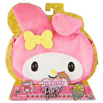 Purse Pets, Sanrio Hello Kitty and Friends, My Melody interactief speelgoedhuisdier en handtas met meer dan 30 geluiden en reacties, kinderspeelgoed voor meisjes