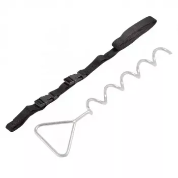 Trampoline-ankerset HUDORA 65011 staal zwart zilver