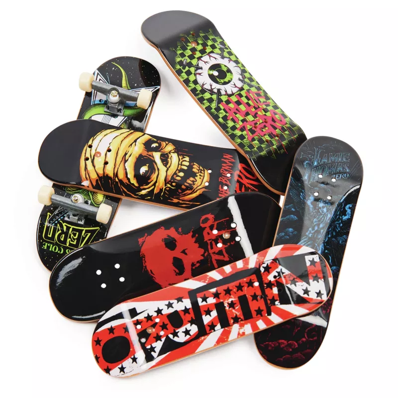 Tech Deck, Sk8shop Fingerboard Bonus Pack, verzamelbare en aanpasbare mini-skateboards (stijlen kunnen variëren)