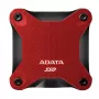 Externe SSD ADATA SD620 512 GB, USB 3.2 Gen 2 Micro-USB B, rood, siliconen behuizing