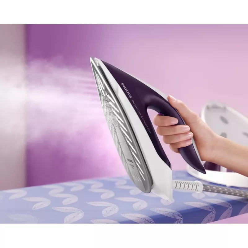 Philips GC7933/30 stoomstrijkijzer 2400 W 1,5 L SteamGlide Plus strijkzool violet