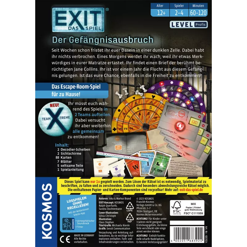 Kosmos 44138948 bordspel Escape