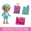 Modepop MATTEL Barbie Cutie Reveal pop meerkleurig 139 mm