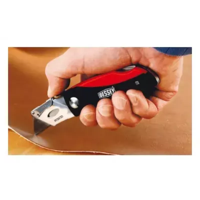 Bessey DBKPH-EU opvouwbaar klusmes, ABS-handvat, zwart/rood