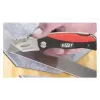 Bessey DBKPH-EU opvouwbaar klusmes, ABS-handvat, zwart/rood