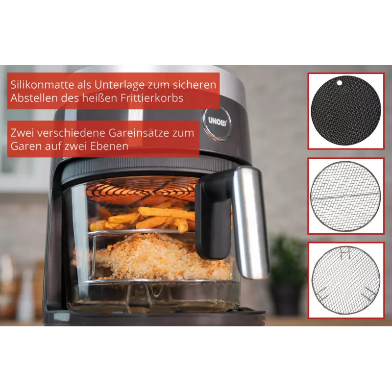 Unold 58695 heteluchtfriteuse enkel 3,5 L standalone 1200 W zwart
