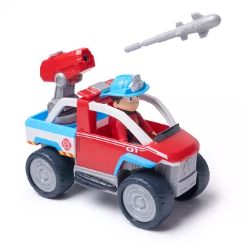 Speelgoedvoertuig Spin Master Paw Patrol brandweerwagens Ryders reddingsvoertuig met dronewerper en Ryder-figuur