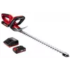 Einhell GE-CH 1846 Li Kit accuheggenschaar, 18 V, 2,0 Ah li-ionaccu, dubbel mes, 52 cm snijlengte, rood/zwart