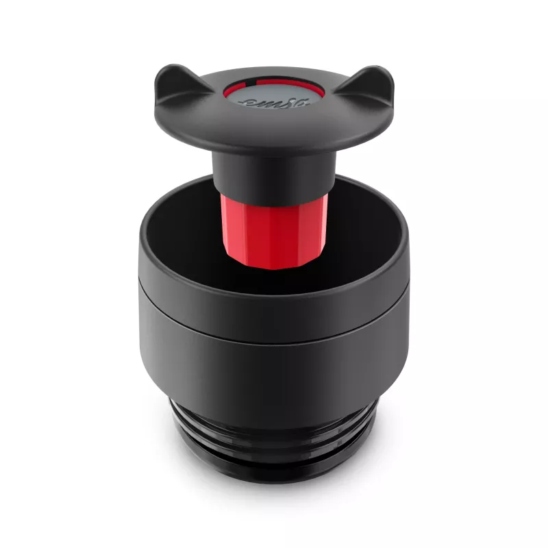 EMSA Travel Mug Classic N2020400 reisbeker 360 ml zwart, rood, RVS