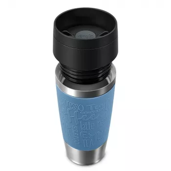 EMSA Travel Mug Classic 360 ml blauw RVS reisbeker