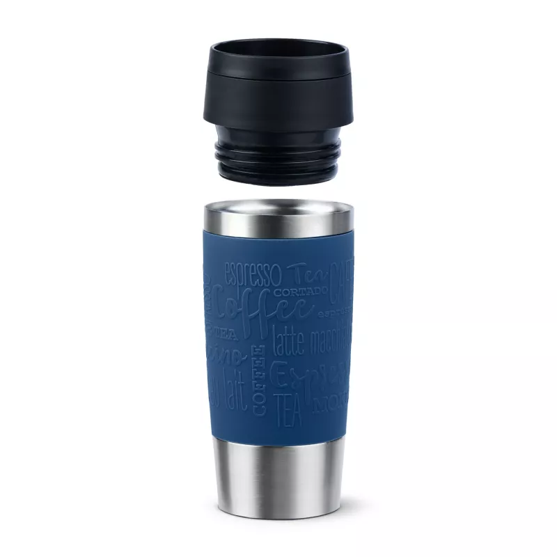 EMSA Travel Mug Classic N2020300 reisbeker 360 ml zwart, blauw, RVS