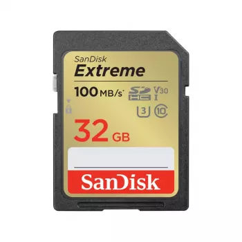 WESTERN DIGITAL Extreme 32 GB SDHC-geheugenkaart tot 100 MB/s UHS-I klasse 10 U3 V30