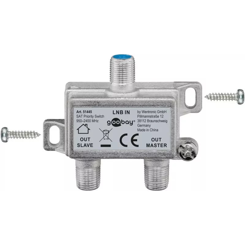 Kabelsplitter Goobay SAT Priority Splitter