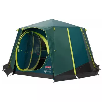 Tent Coleman Octagon groen geel
