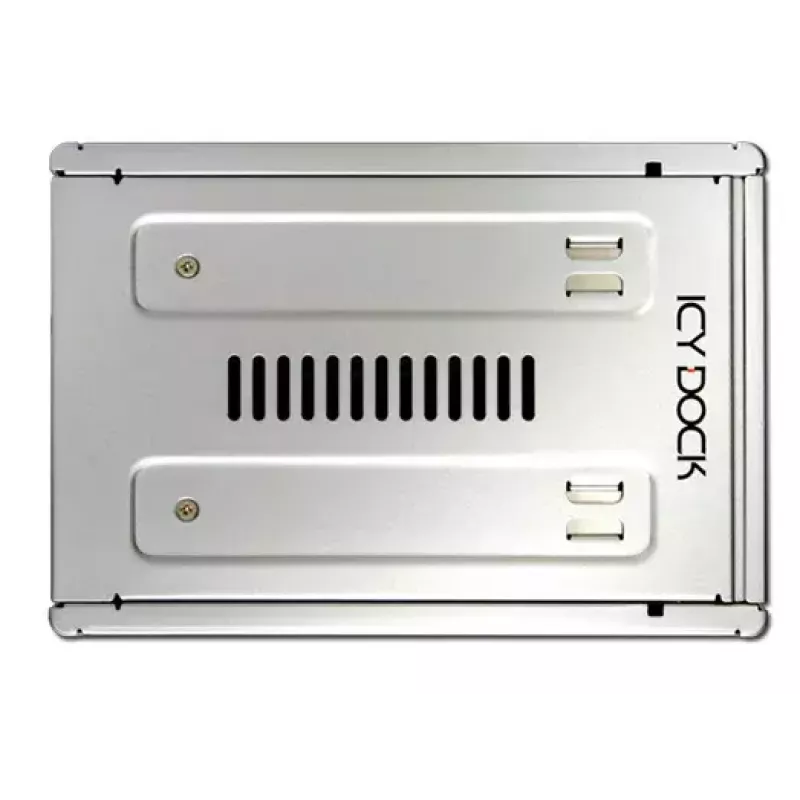 Icy Dock MB982SP-1S 2,5 naar 3,5 inch SATA SSD/HDD-adapter, zilver