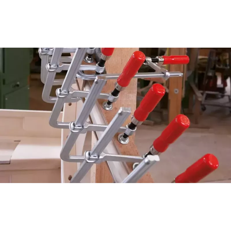 F-schroefklem BESSEY GS30 30 cm aluminium rood