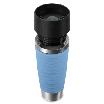 EMSA Travel Mug Waves Grande 500 ml blauw, roestvrij staal