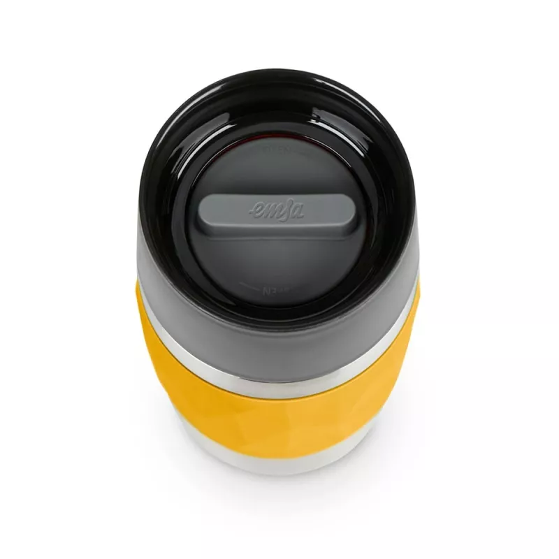 EMSA Travel Mug Compact 300 ml roestvrij staal, geel
