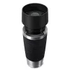 EMSA Travel Mug Waves 360 ml zwart roestvrij staal reisbeker