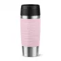 EMSA Travel Mug Waves 360 ml roze roestvrijstalen reisbeker