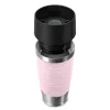 EMSA Travel Mug Waves 360 ml roze roestvrijstalen reisbeker