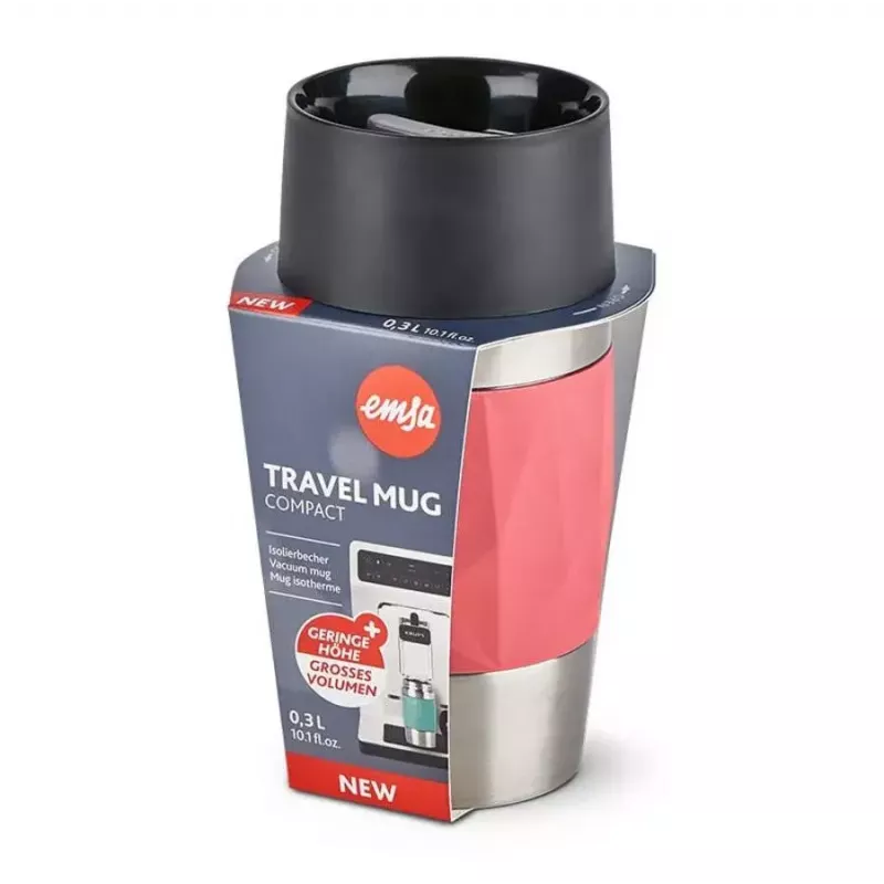EMSA N21604 0,3 l thermosbeker, koraal, roestvrij staal