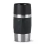 Thermosbeker EMSA N21601 0,3 l, zwart, roestvrij staal