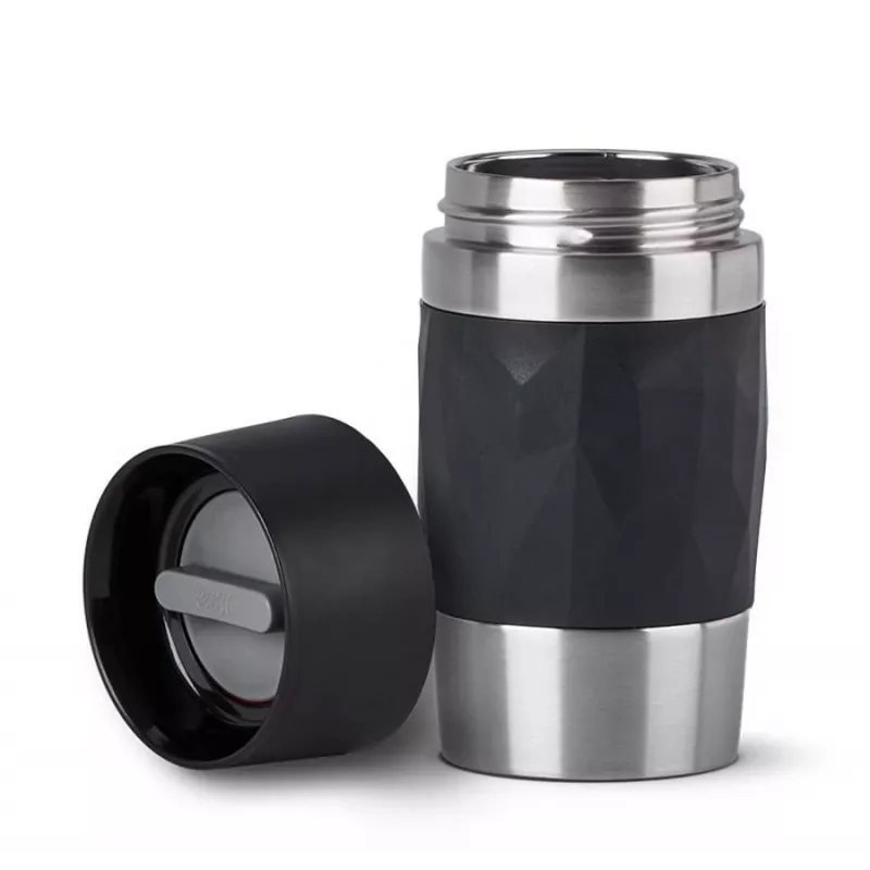 Thermosbeker EMSA N21601 0,3 l, zwart, roestvrij staal