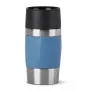 EMSA N21602 thermosbeker 0,3 l blauw, roestvrij staal