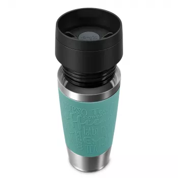 EMSA Travel Mug Classic 360 ml blauw roestvrij staal reisbeker