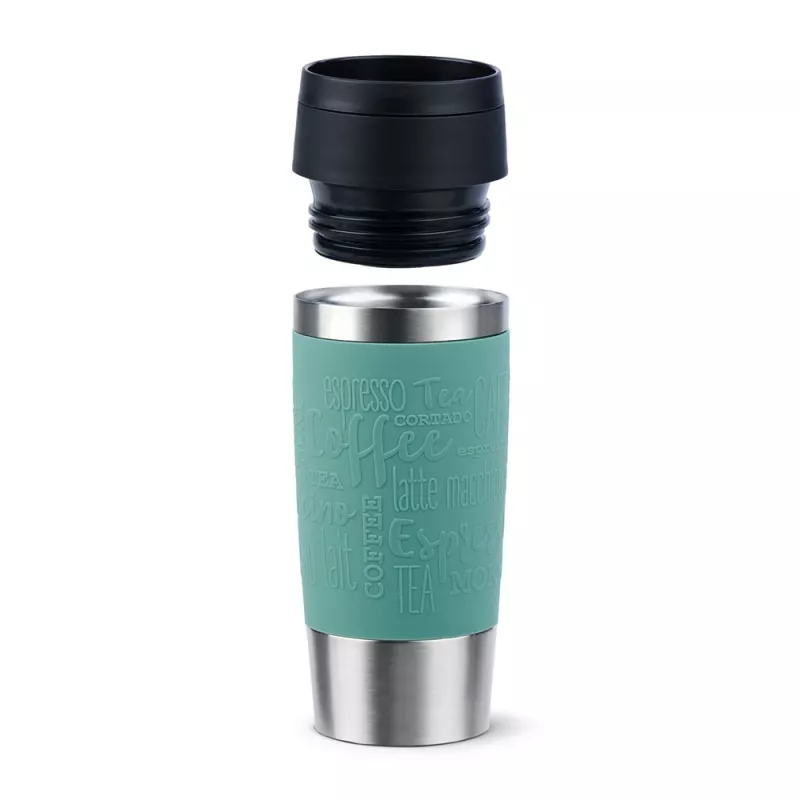 EMSA Travel Mug Classic 360 ml blauw roestvrij staal reisbeker