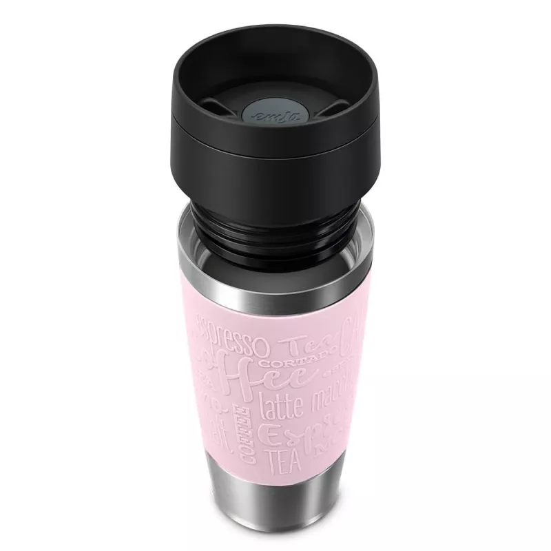 EMSA Travel Mug Classic 360 ml roze roestvrijstalen reisbeker