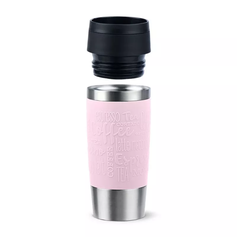 EMSA Travel Mug Classic 360 ml roze roestvrijstalen reisbeker