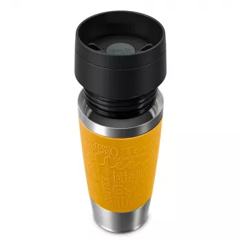EMSA Travel Mug Classic 360 ml geel roestvrijstalen reisbeker